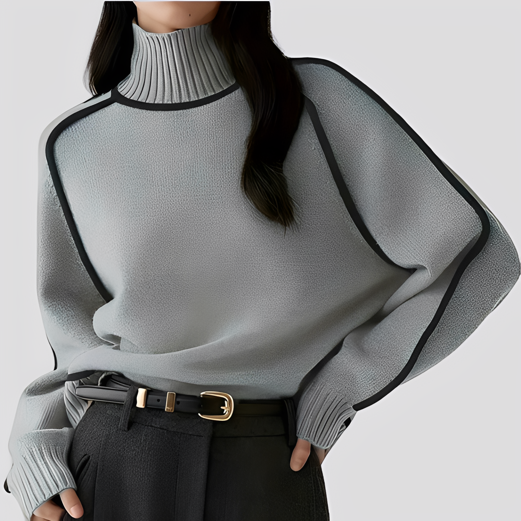 Celestine | Eleganter Damen-Rollkragenpullover