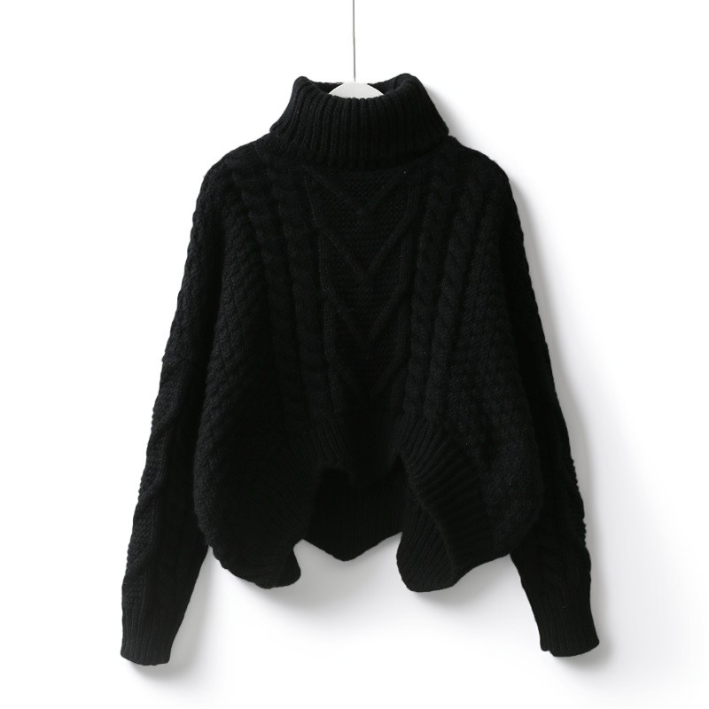 Elowen | Eleganter Damenpullover mit hohem Kragen für kalte Tage