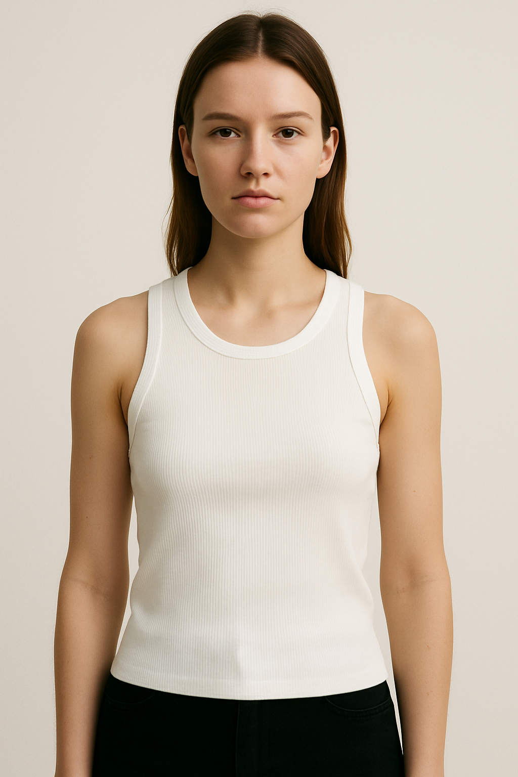Corinne | Geripptes Tanktop