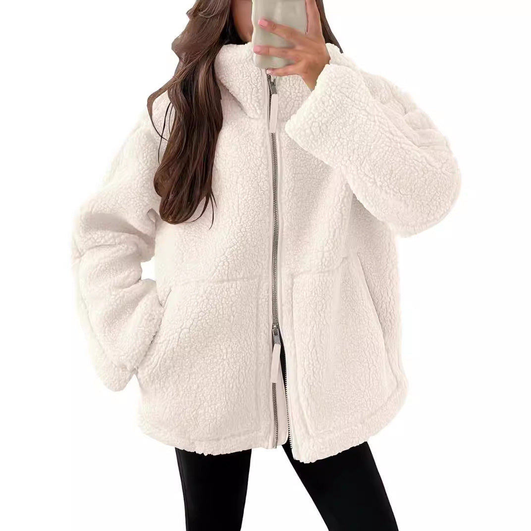 Noelia | Warme Oversized Fleecejacke für Damen