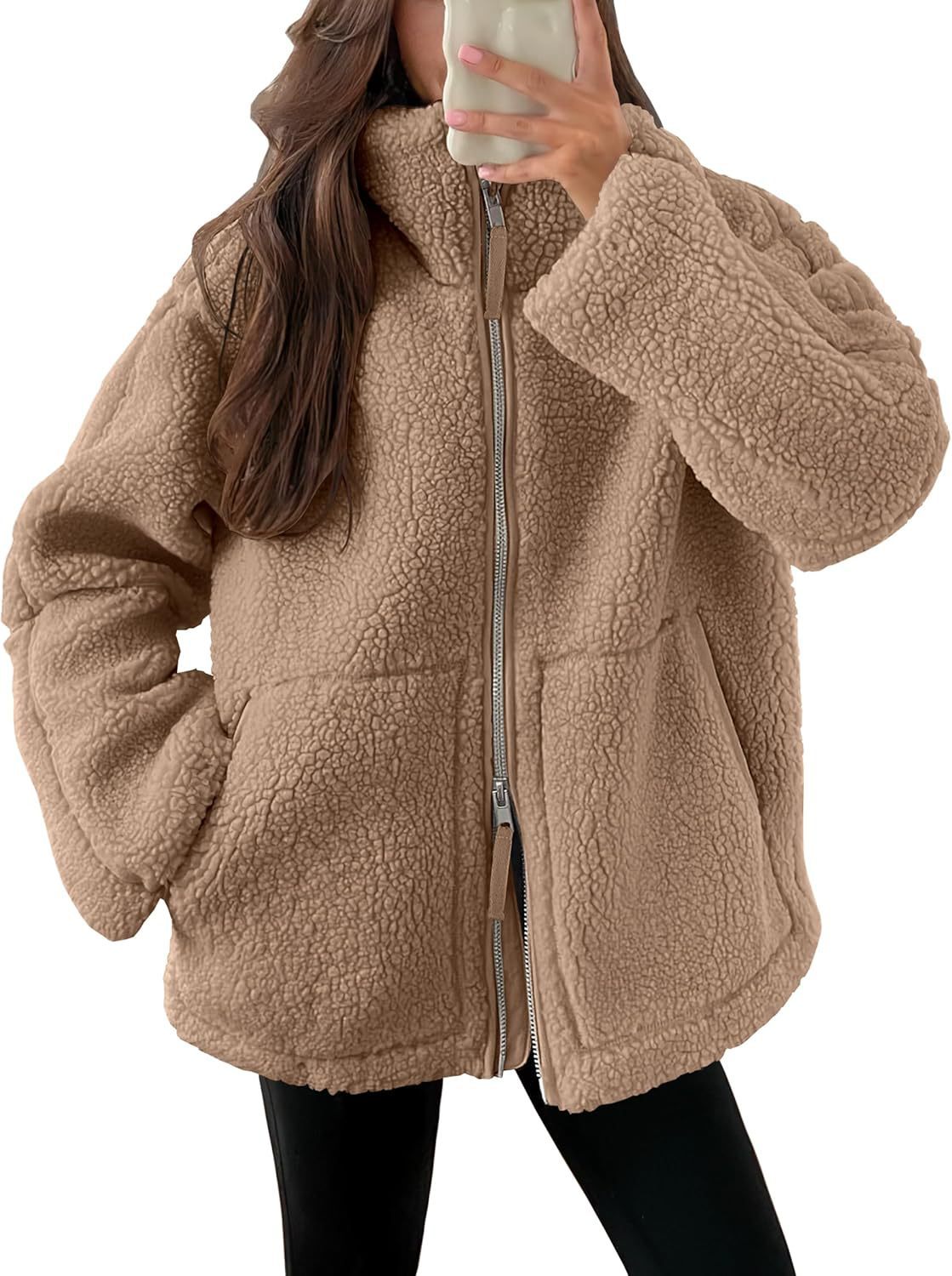 Noelia | Warme Oversized Fleecejacke für Damen