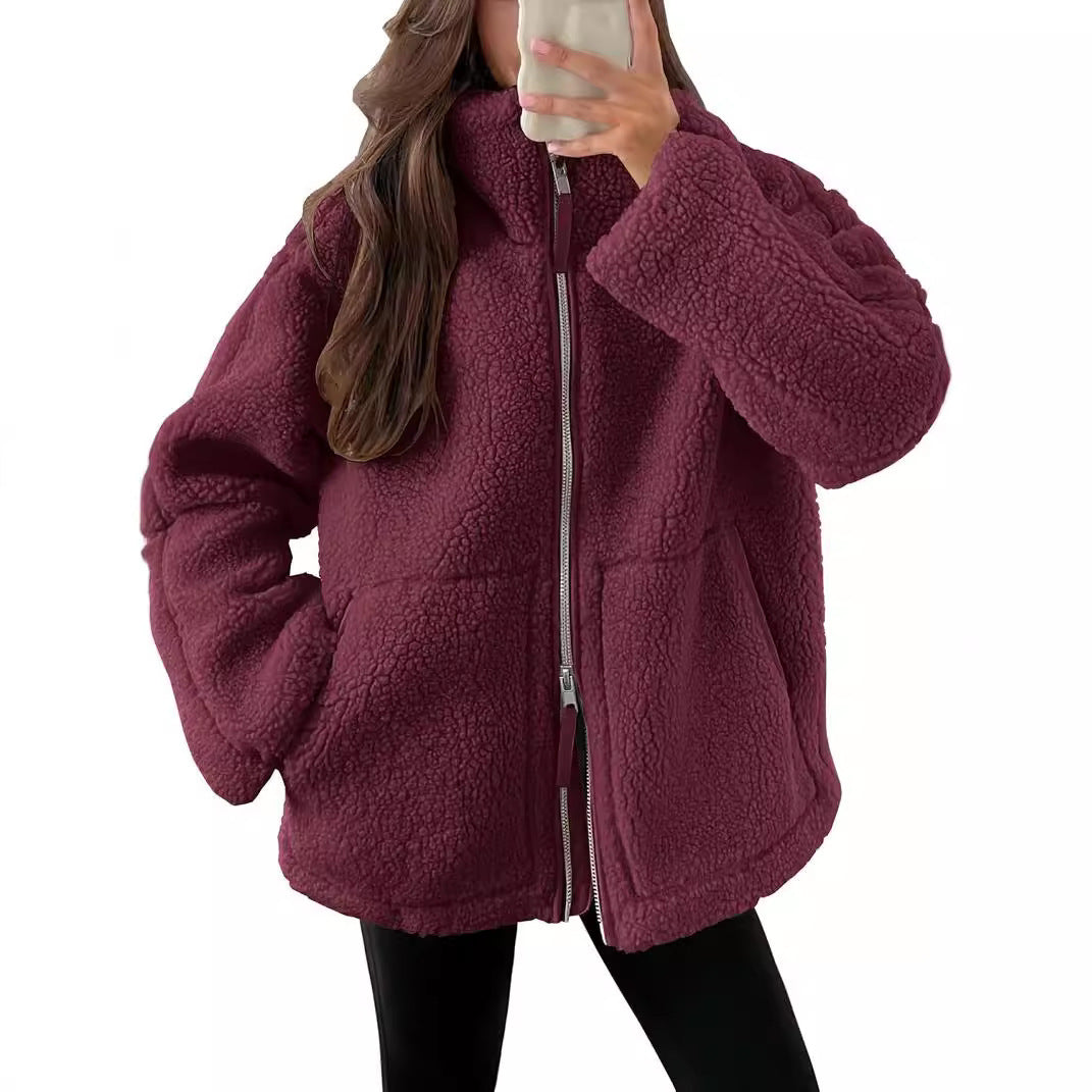 Noelia | Warme Oversized Fleecejacke für Damen