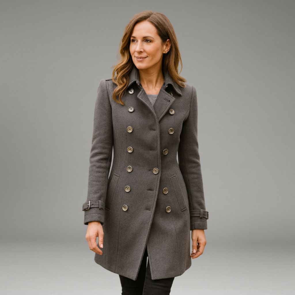 Aveline | Klassischer Damen-Peacoat mit strukturierter Silhouette