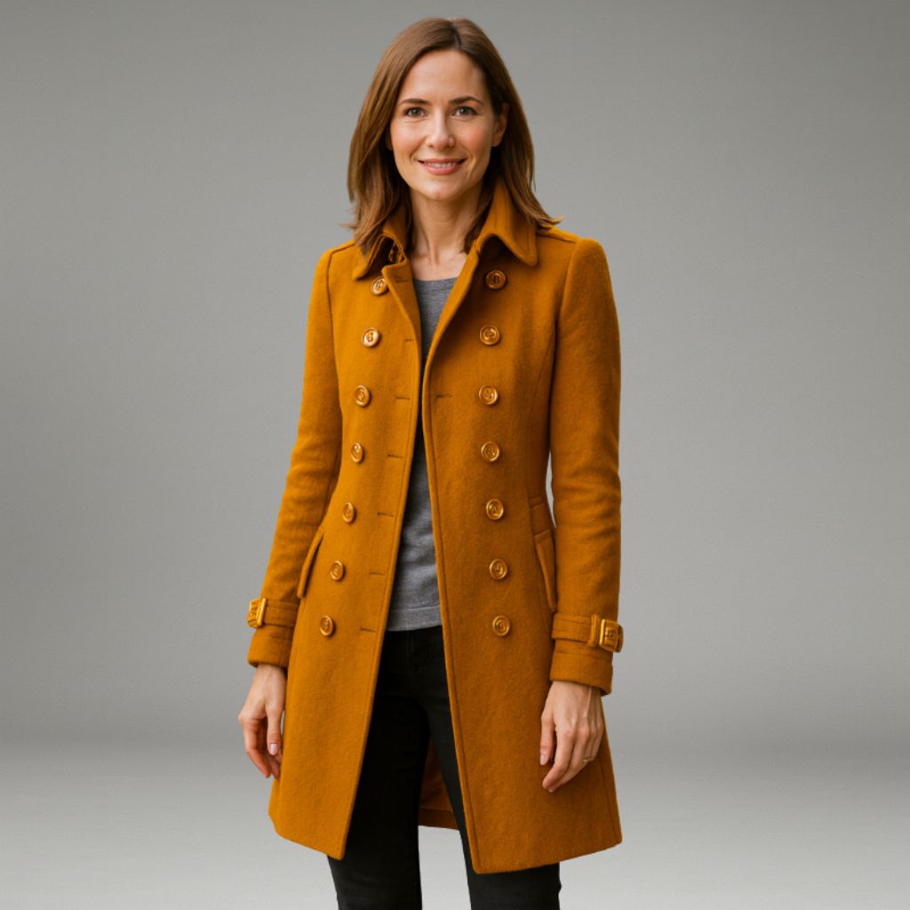 Aveline | Klassischer Damen-Peacoat mit strukturierter Silhouette