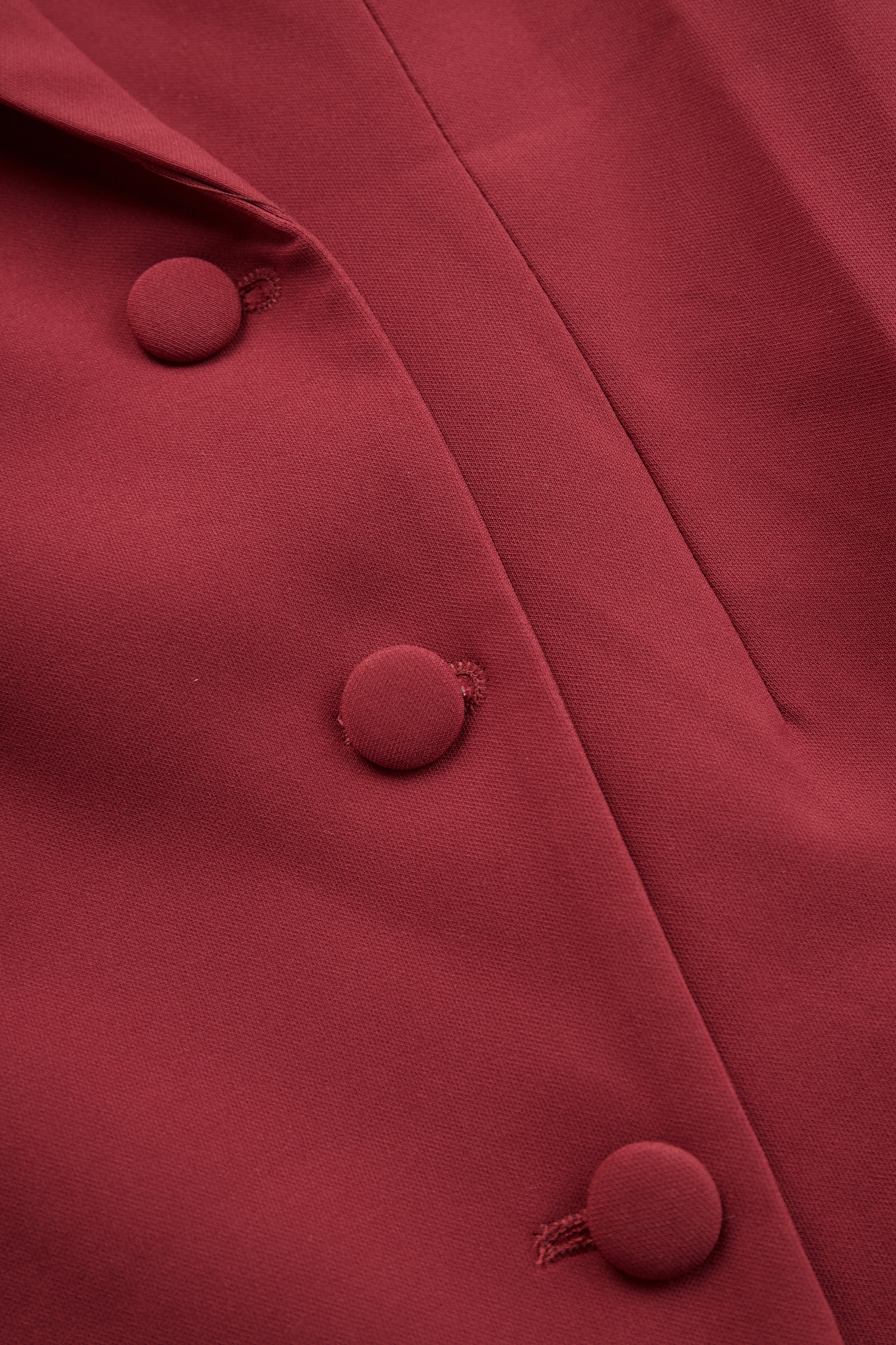 Valérie | Tailliertes Blazer-Kleid mit Midi-Länge und klarer Linienführung