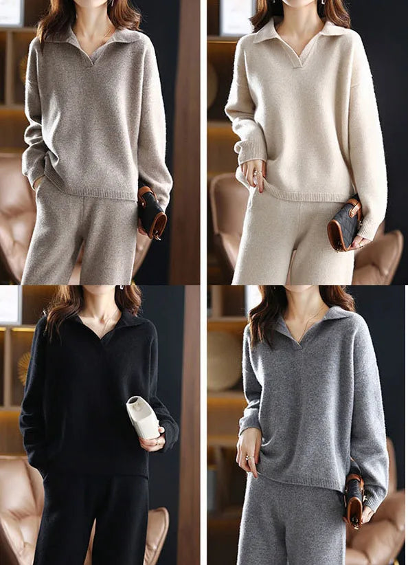 Alvéra | Minimalistisches zweiteiliges Set mit entspannter Silhouette