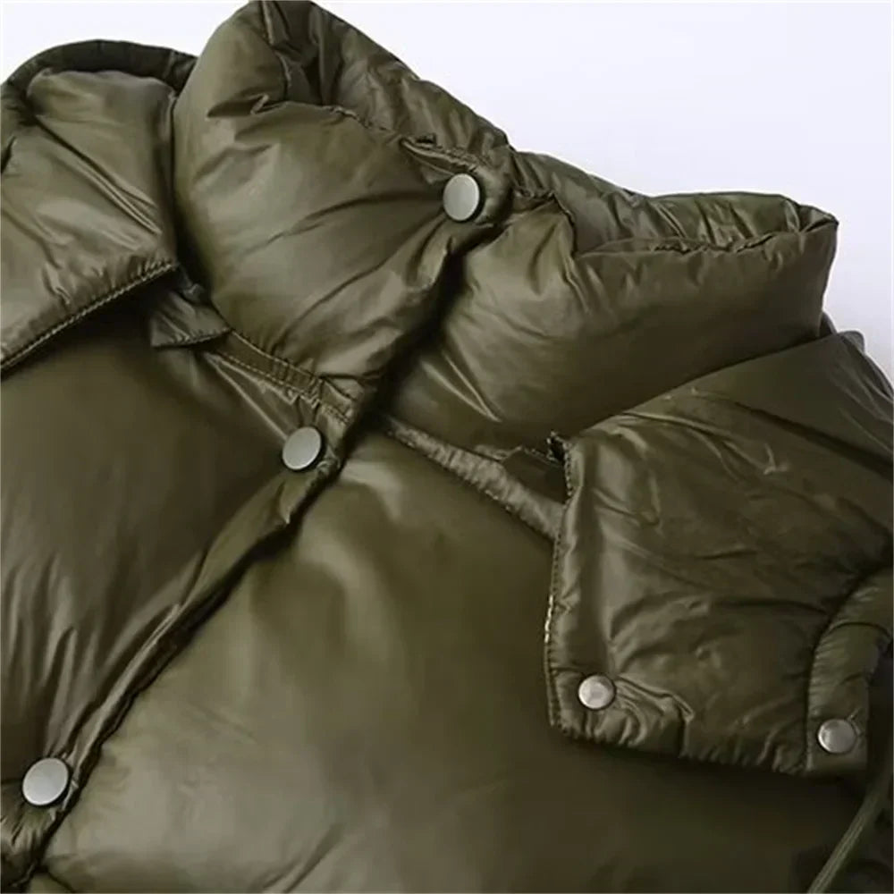 Elvaira | Kurze Steppjacke mit voluminöser Silhouette