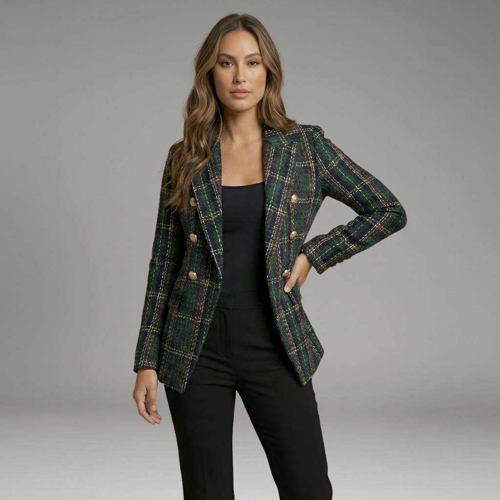 Valenne | Doppelreihiger Blazer mit dekorativen Knopfdetails