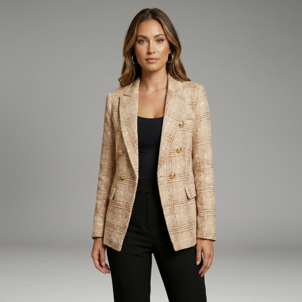 Valenne | Doppelreihiger Blazer mit dekorativen Knopfdetails