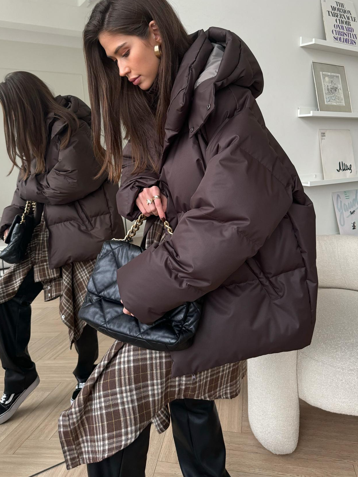 Sophia | Daunenjacke mit Kapuze für Damen – stilvoll & warm